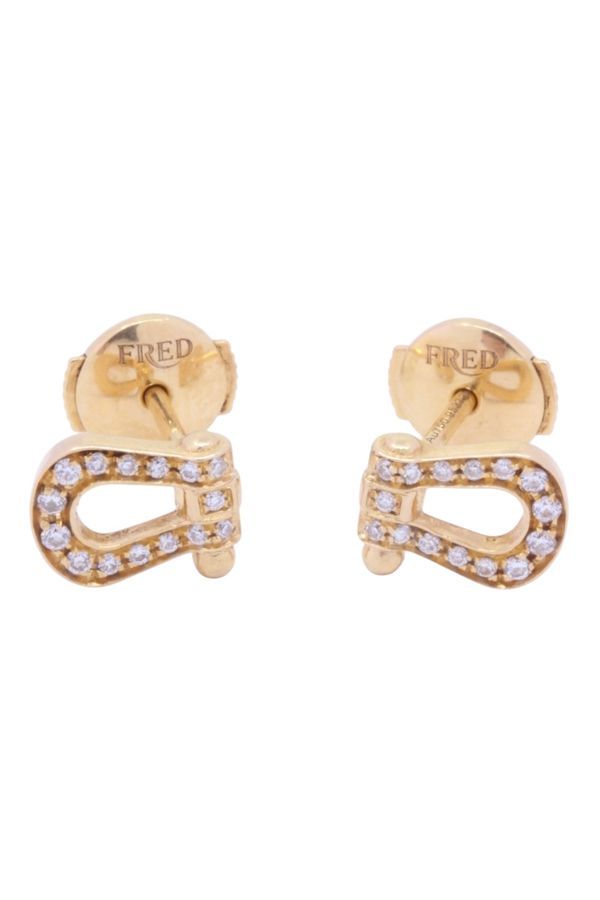 Boucles d'oreilles Fred Force 10 en or jaune