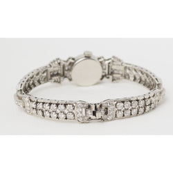 Montre ancienne en or platine et diamants