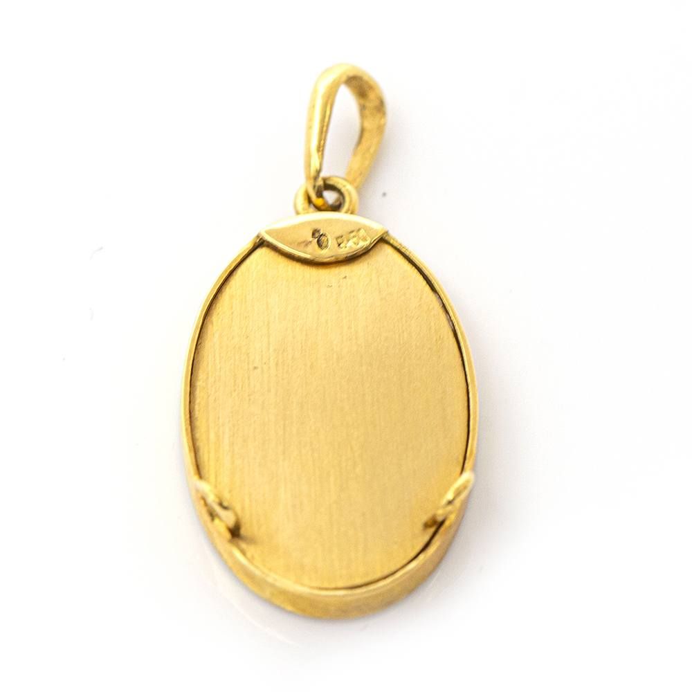 Médaille de Montserrat en or et émail d'occasion