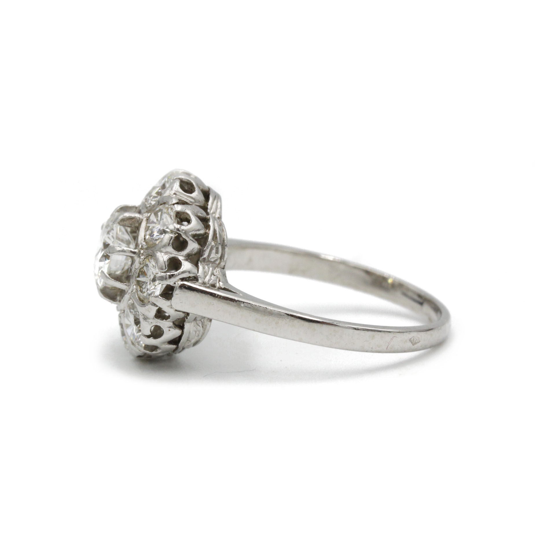 Bague - Platine & Diamants