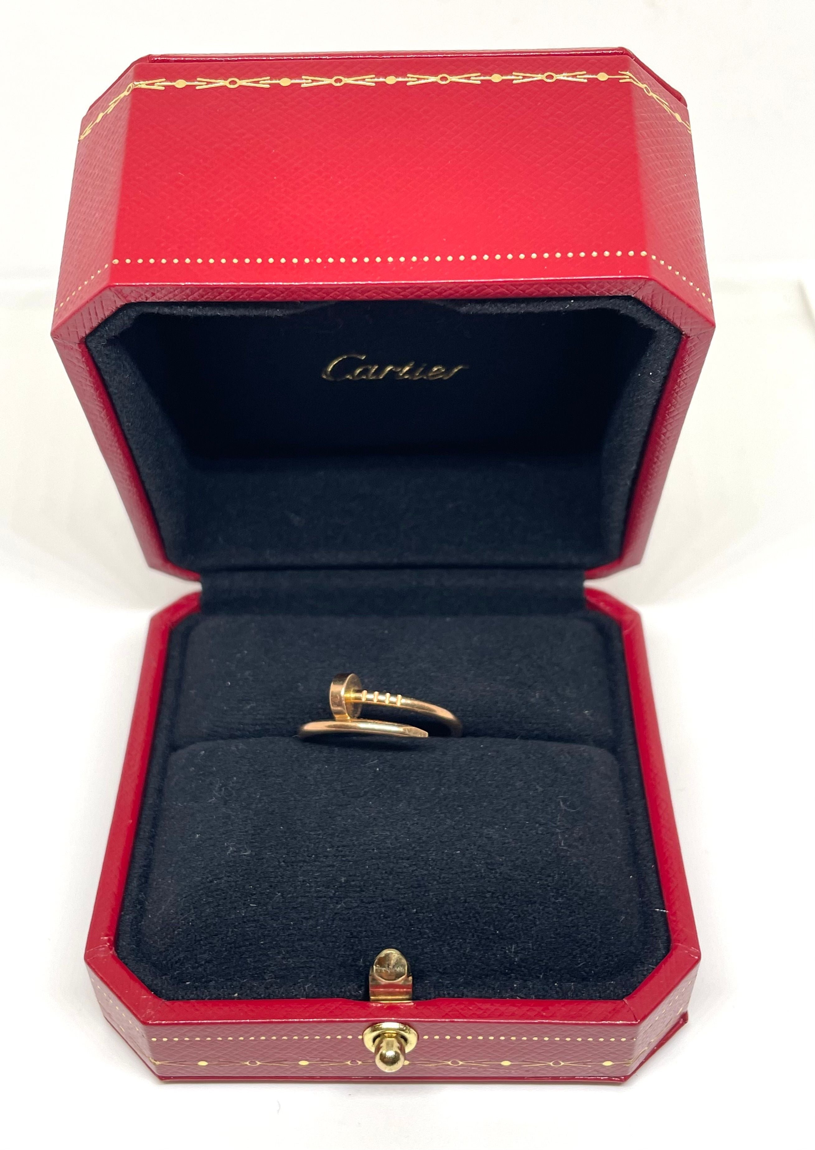 CARTIER "Juste un clou" ring in rose gold