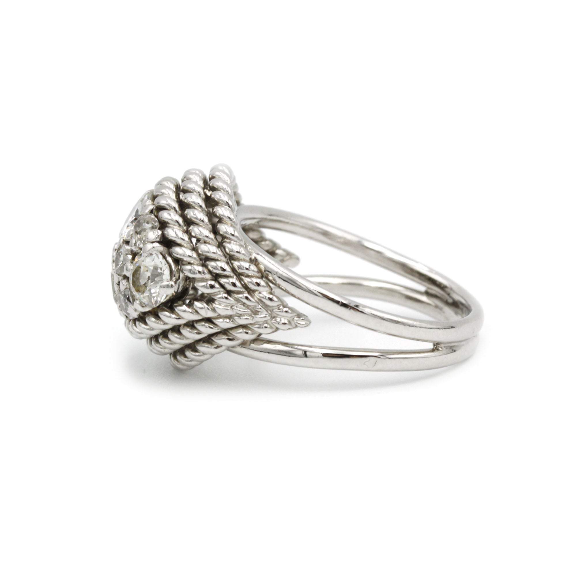 Bague - Platine & Diamants