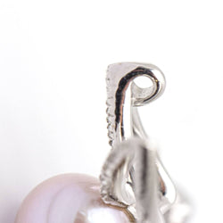 Pendentif fleur et perle en or