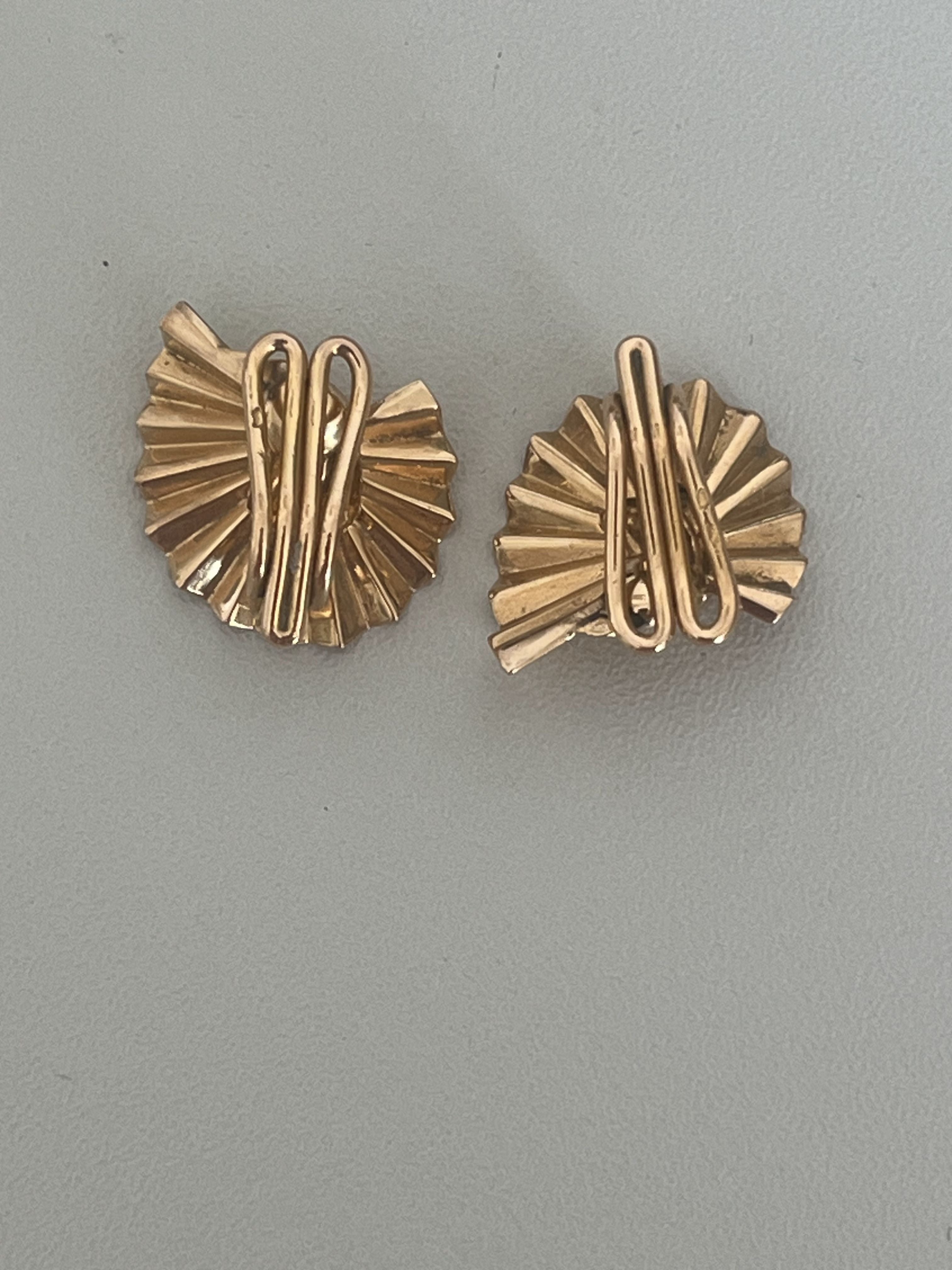 6475 - Broche et Boucles d'Oreilles Or Jaune