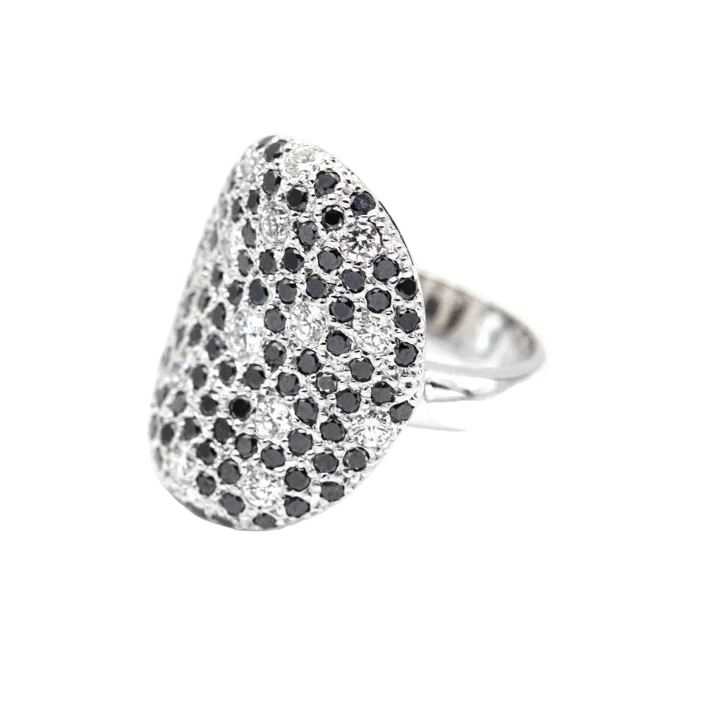 Bague Pavée ALEGORIA en or blanc et diamants