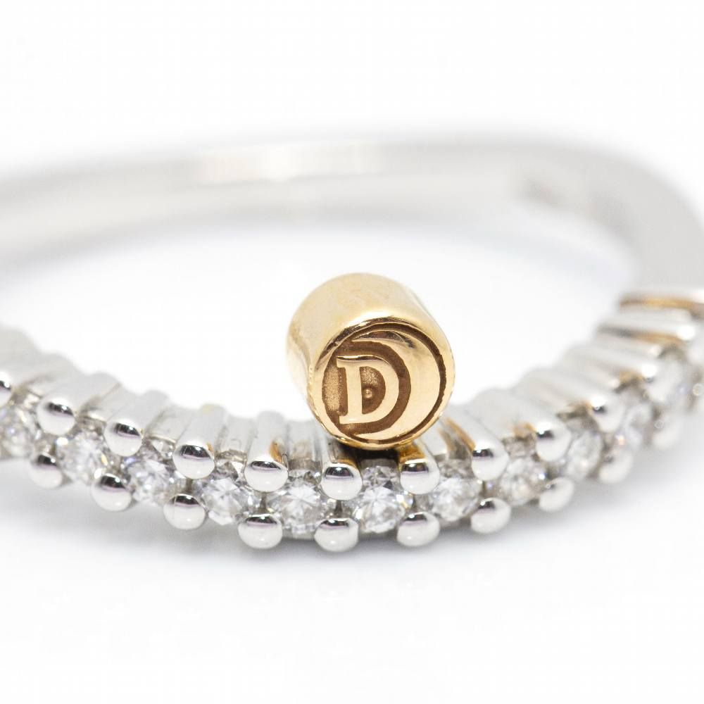 Bague DAMIANI Or bicolore avec diamants d'occasion