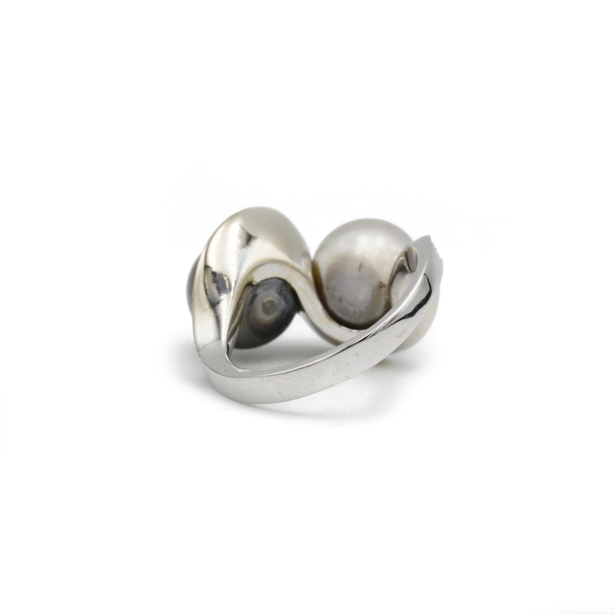 Bague - Or, Diamants et Perles