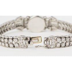 Montre ancienne en or platine et diamants