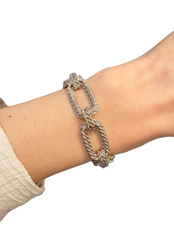 Bracelet, en or gris 18k