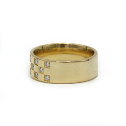 Ring Headband in yellow gold and diamonds
