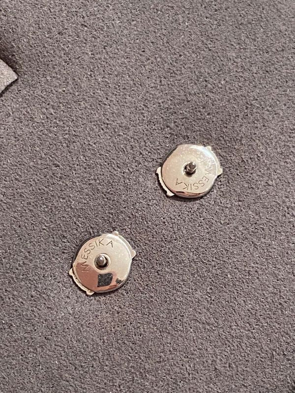 MESSIKA My Twin Multiformes earrings in 18k white gold and diamonds