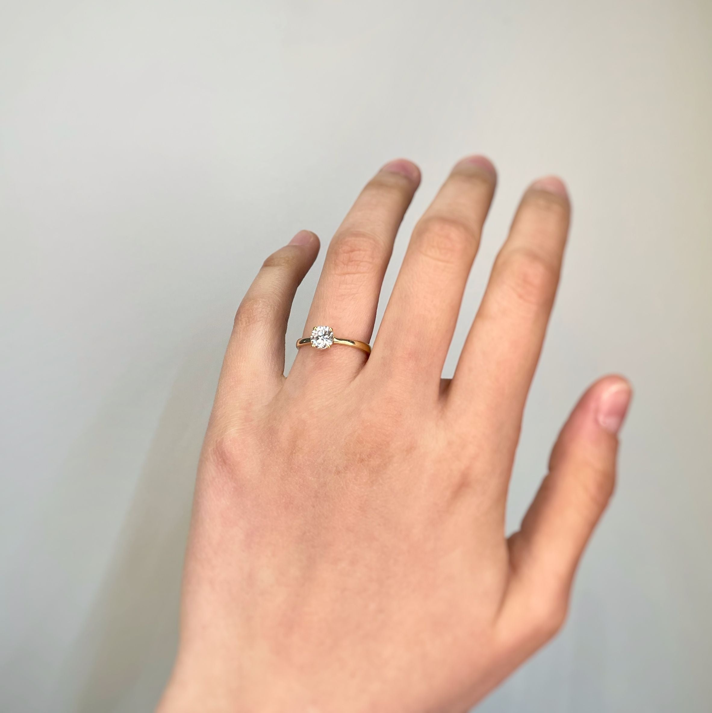 Solitaire - 0,71 carat E VVS1