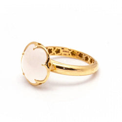 Bague PASQUALE BRUNI Fleur blanche en or jaune et quartz