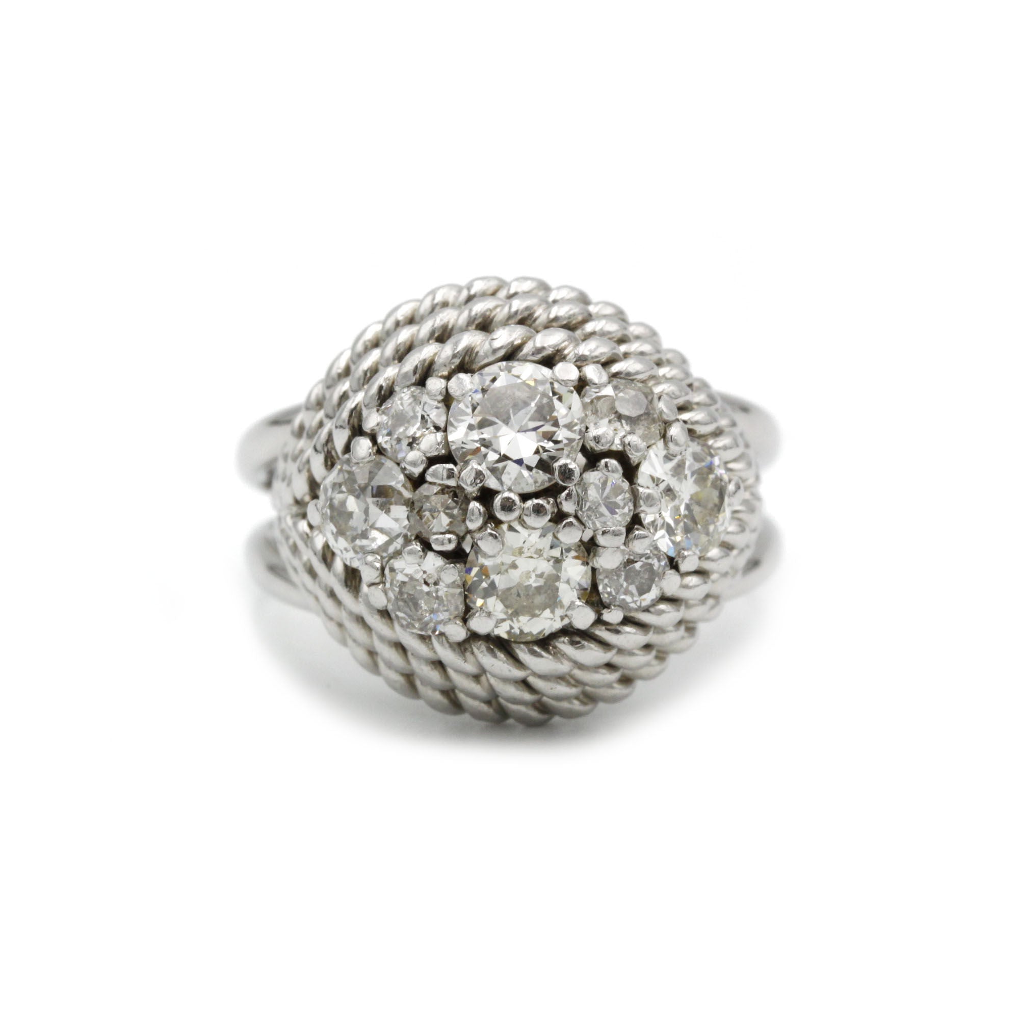 Bague - Platine & Diamants