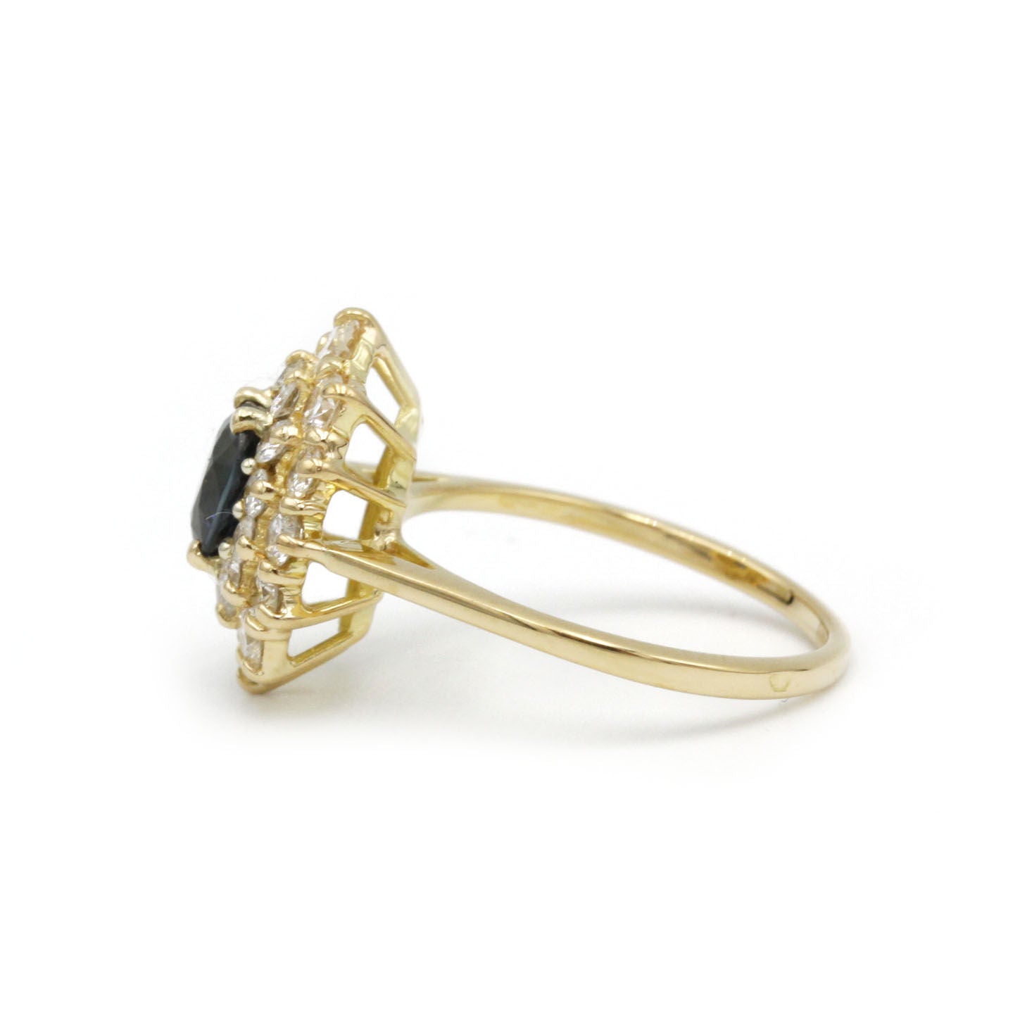 Bague - Or, Saphir & Diamants