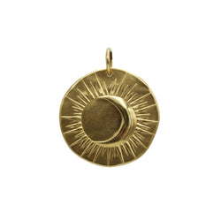 Médaille ARTHUS BERTRAND "L'éclipse" en or jaune - Castafiore
