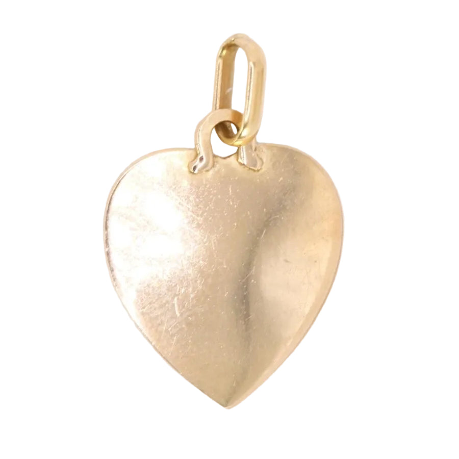 Médaille AUGIS Coeur en or jaune et rubis - Castafiore