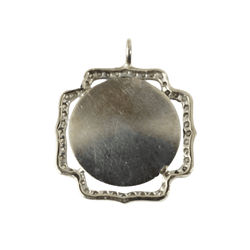 Médaille AUGIS en or blanc, rubis et diamants - Castafiore