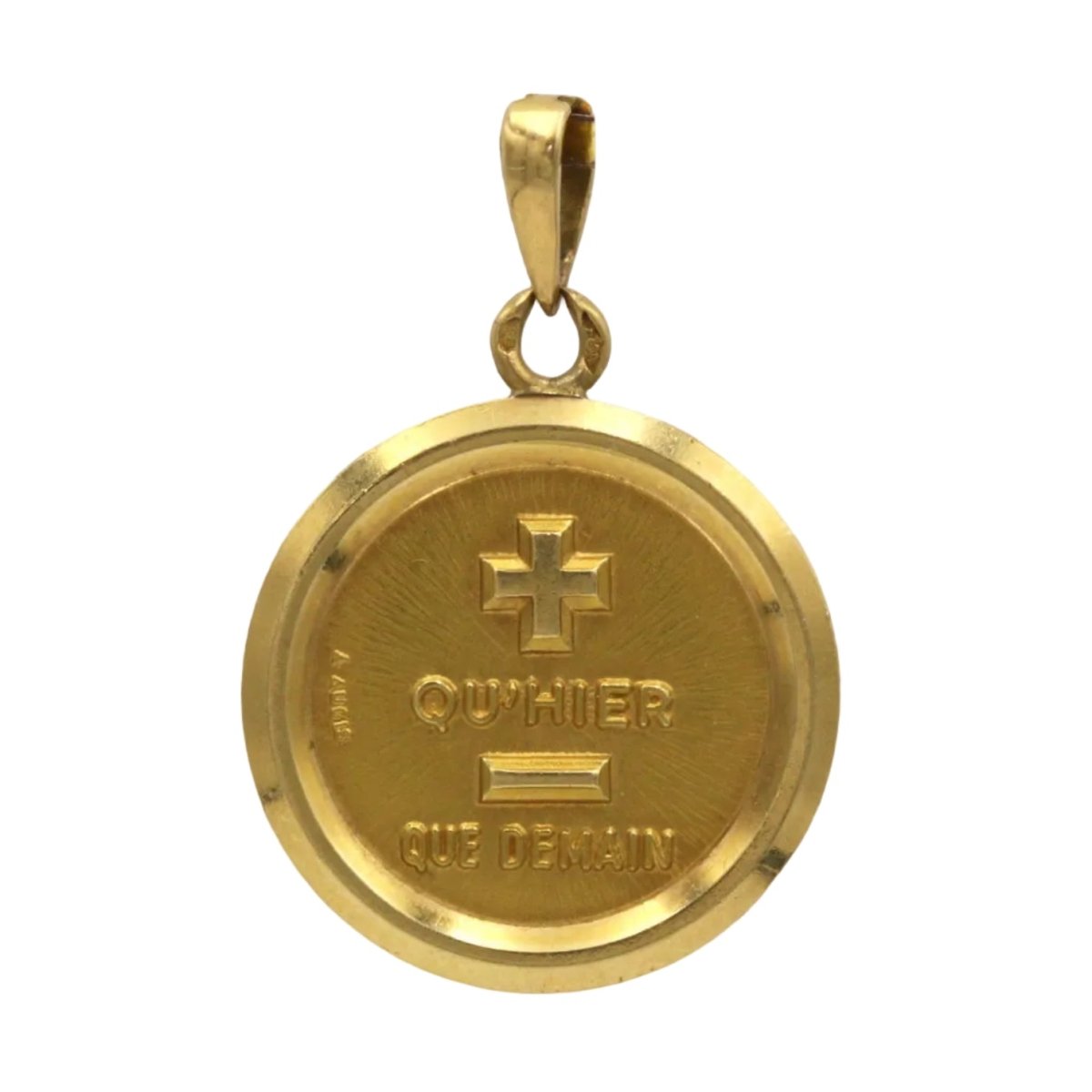 Médaille AUGIS en or jaune - Castafiore