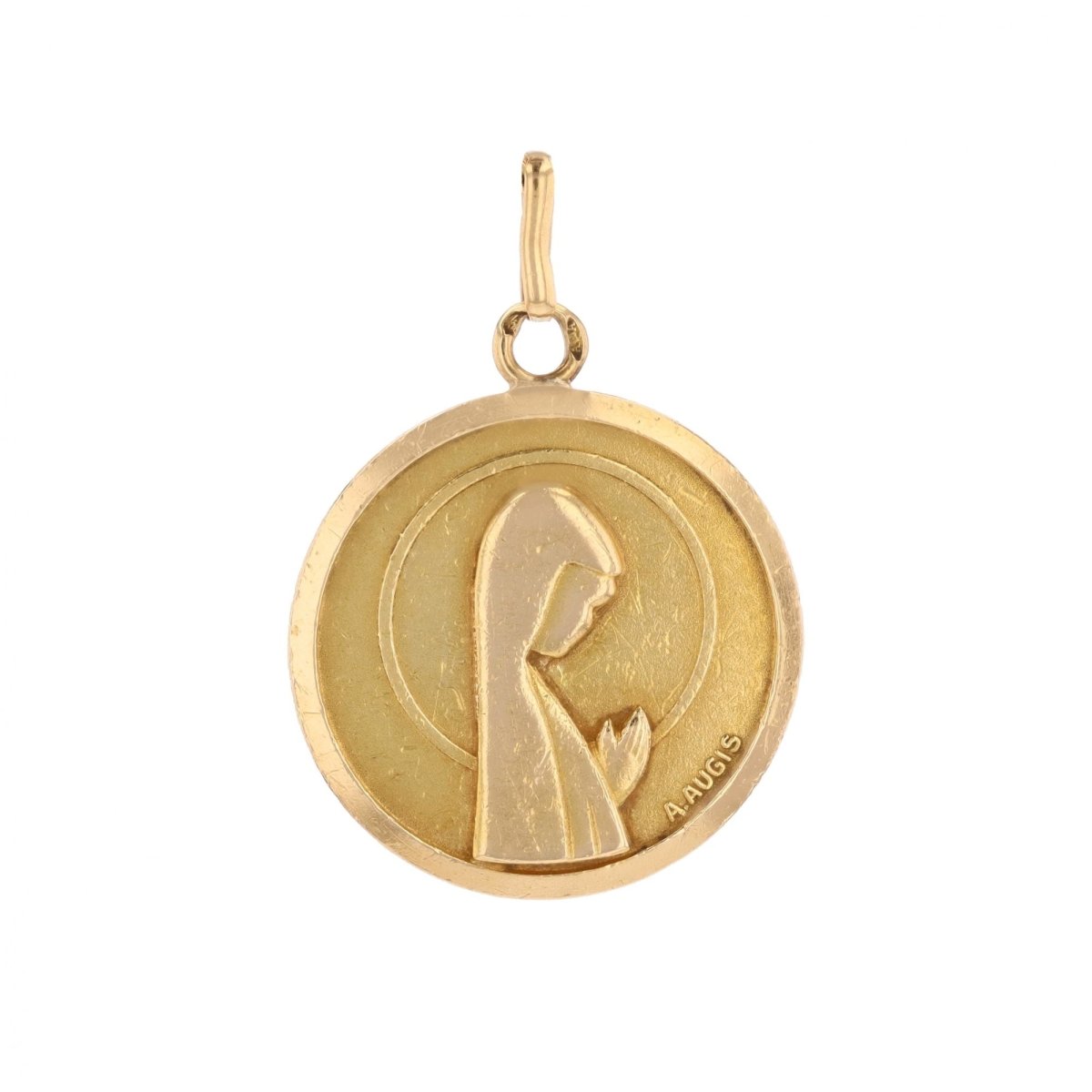 Médaille AUGIS en or jaune - Castafiore