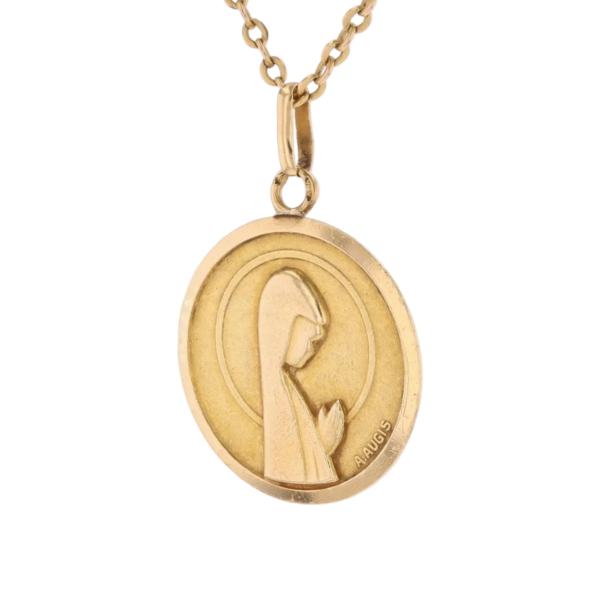 Médaille AUGIS en or jaune - Castafiore