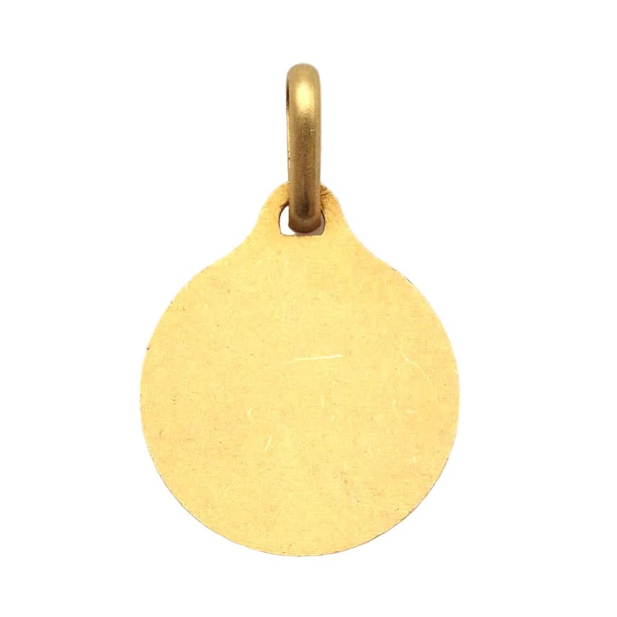 Médaille AUGIS en or jaune, rubis et diamant - Castafiore