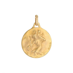 Médaille AUGIS Saint Christophe en or jaune - Castafiore