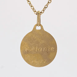 Médaille AUGIS Vierge Marie en or jaune - Castafiore