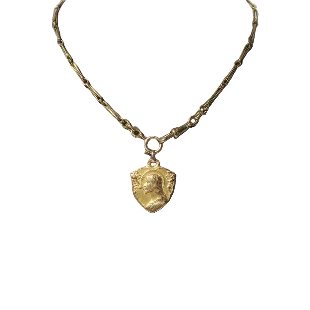 Médaille BECKER Art Nouveau en or jaune - Castafiore