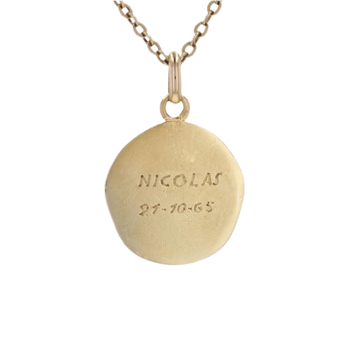 Médaille BECKER en or jaune - Castafiore