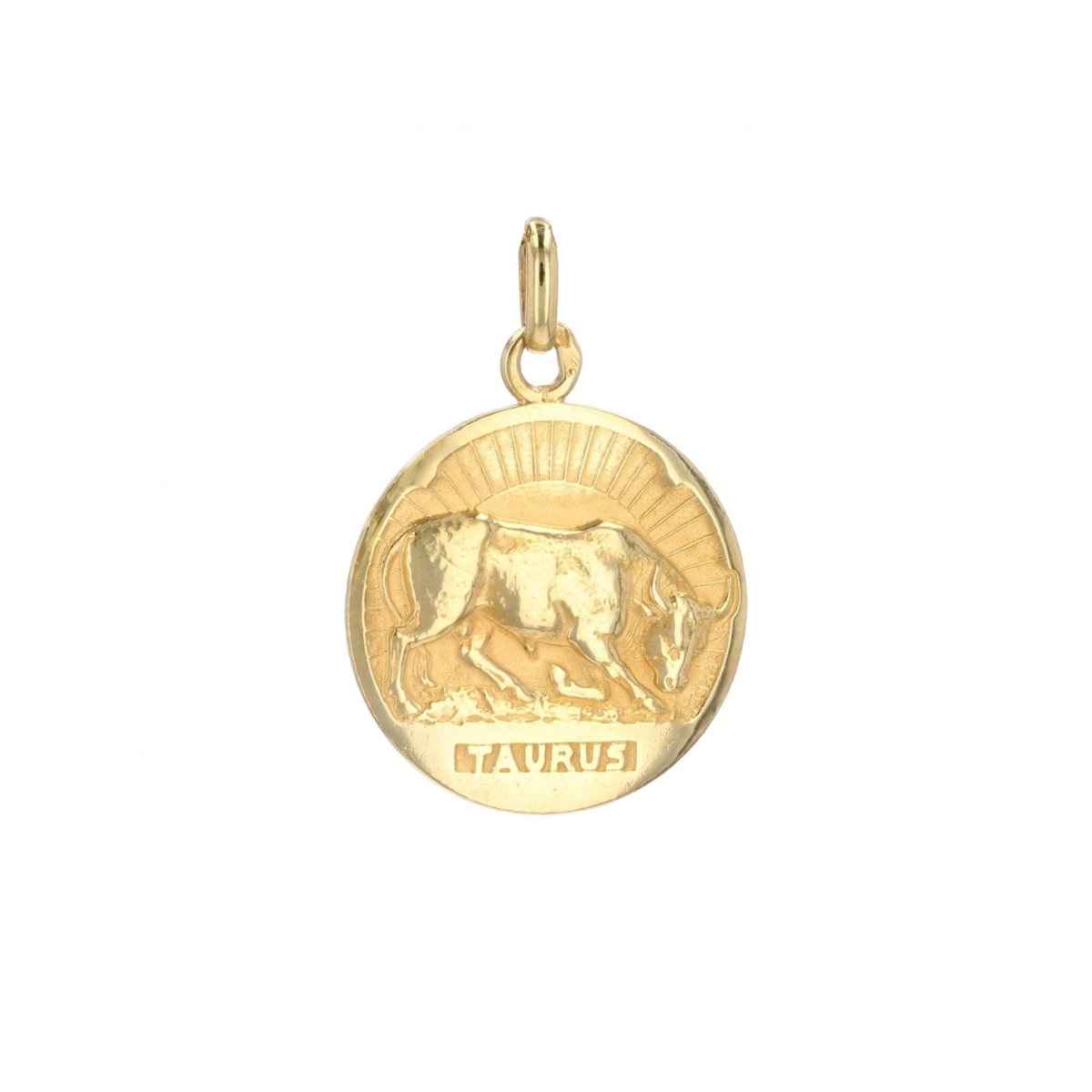 Médaille BECKER Taureau en or jaune - Castafiore