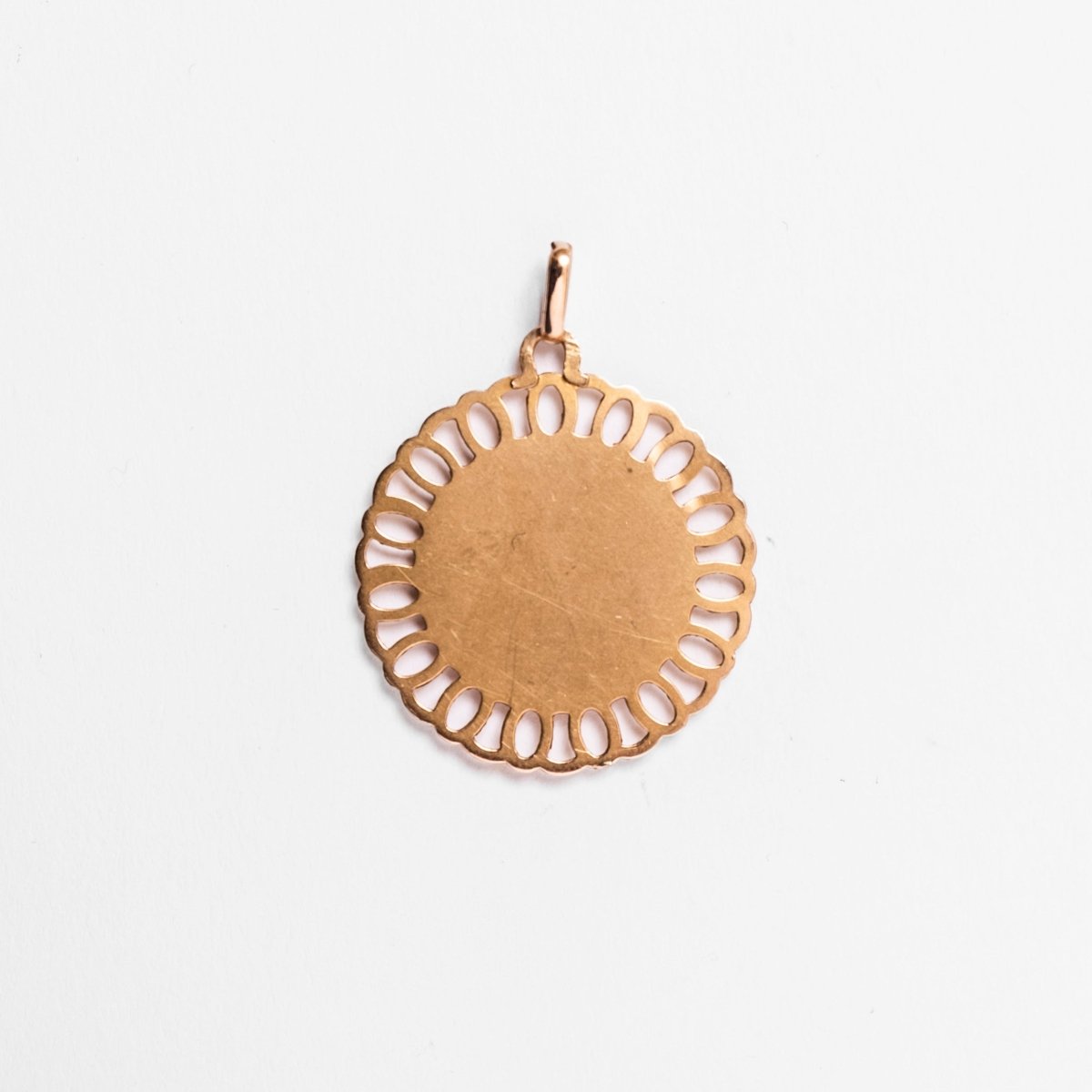 Médaille de la Sainte Vierge Marie en or jaune - Castafiore