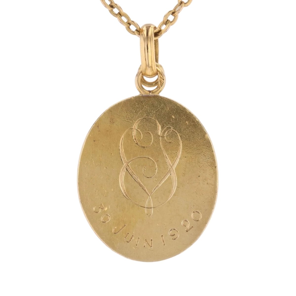 Médaille DROPSY en or jaune - Castafiore