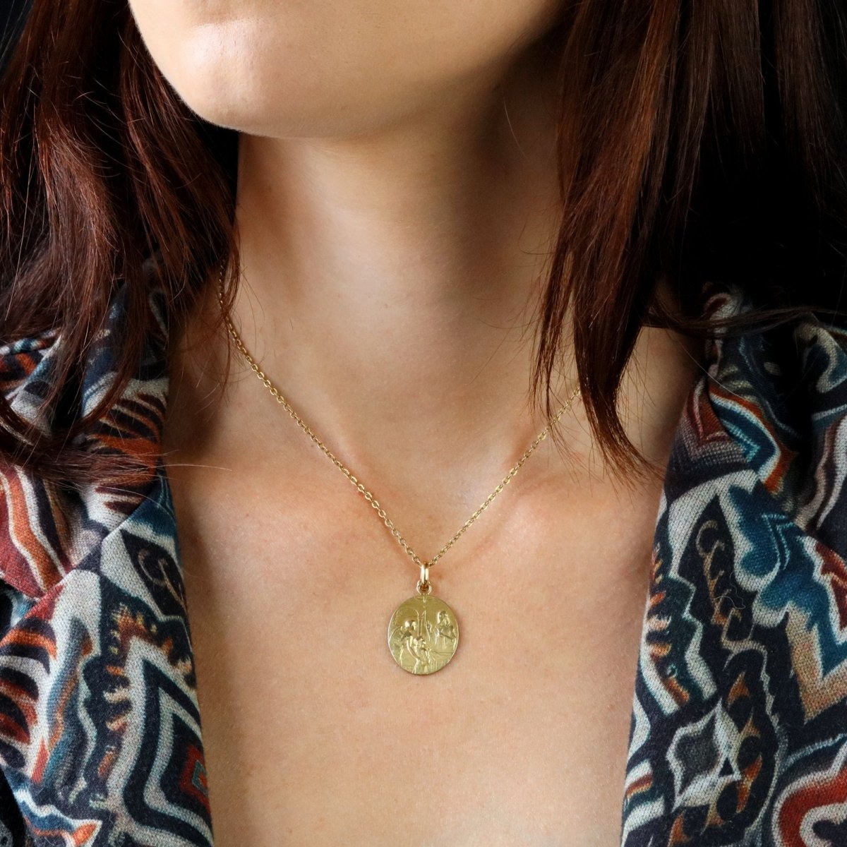Médaille DROPSY en or jaune - Castafiore