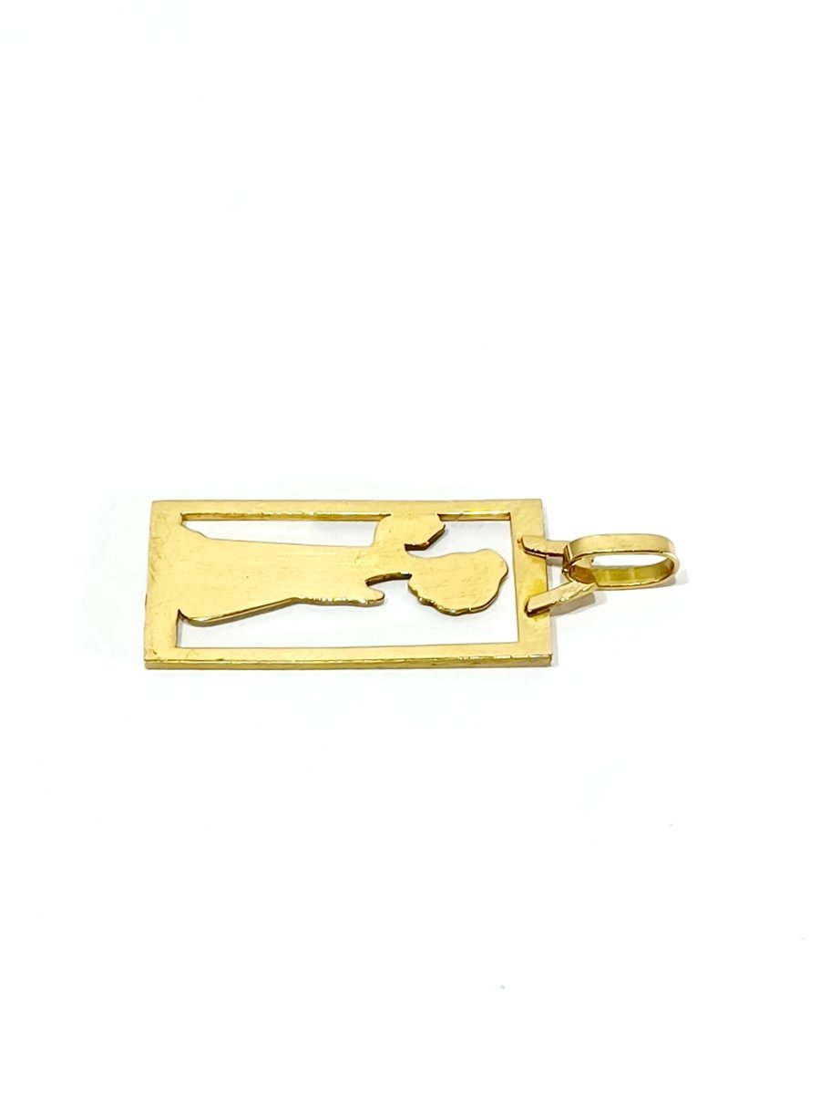 Médaille en or champagne - Castafiore