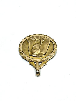 Médaille en or champagne de la vierge - Castafiore