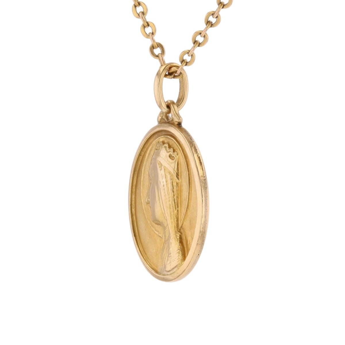 Médaille en or jaune - Castafiore