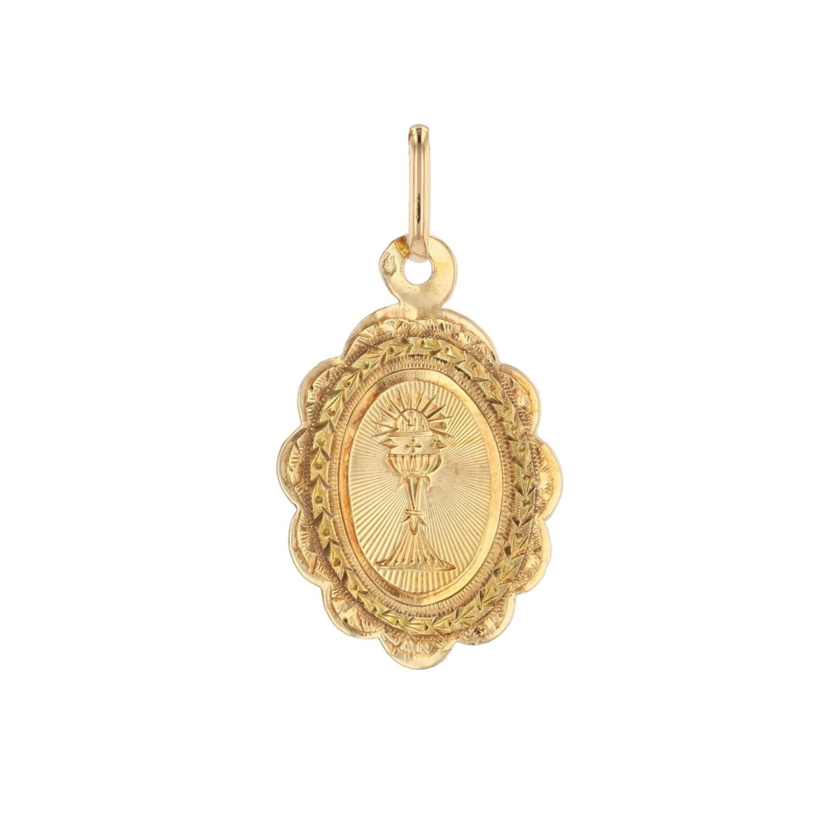 Médaille en or jaune - Castafiore