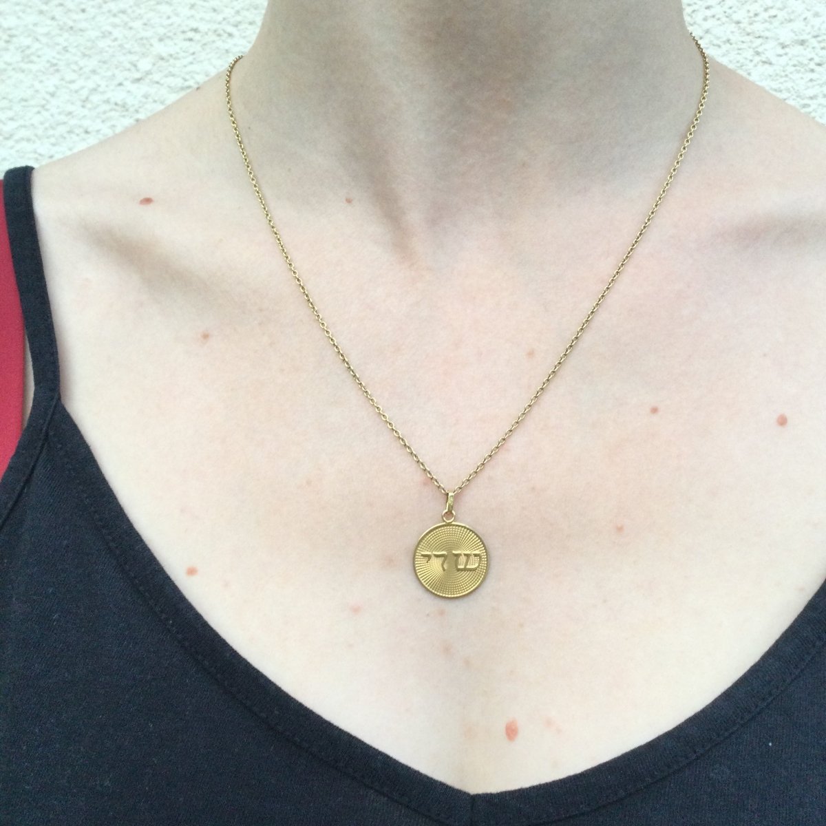 Médaille en or jaune - Castafiore