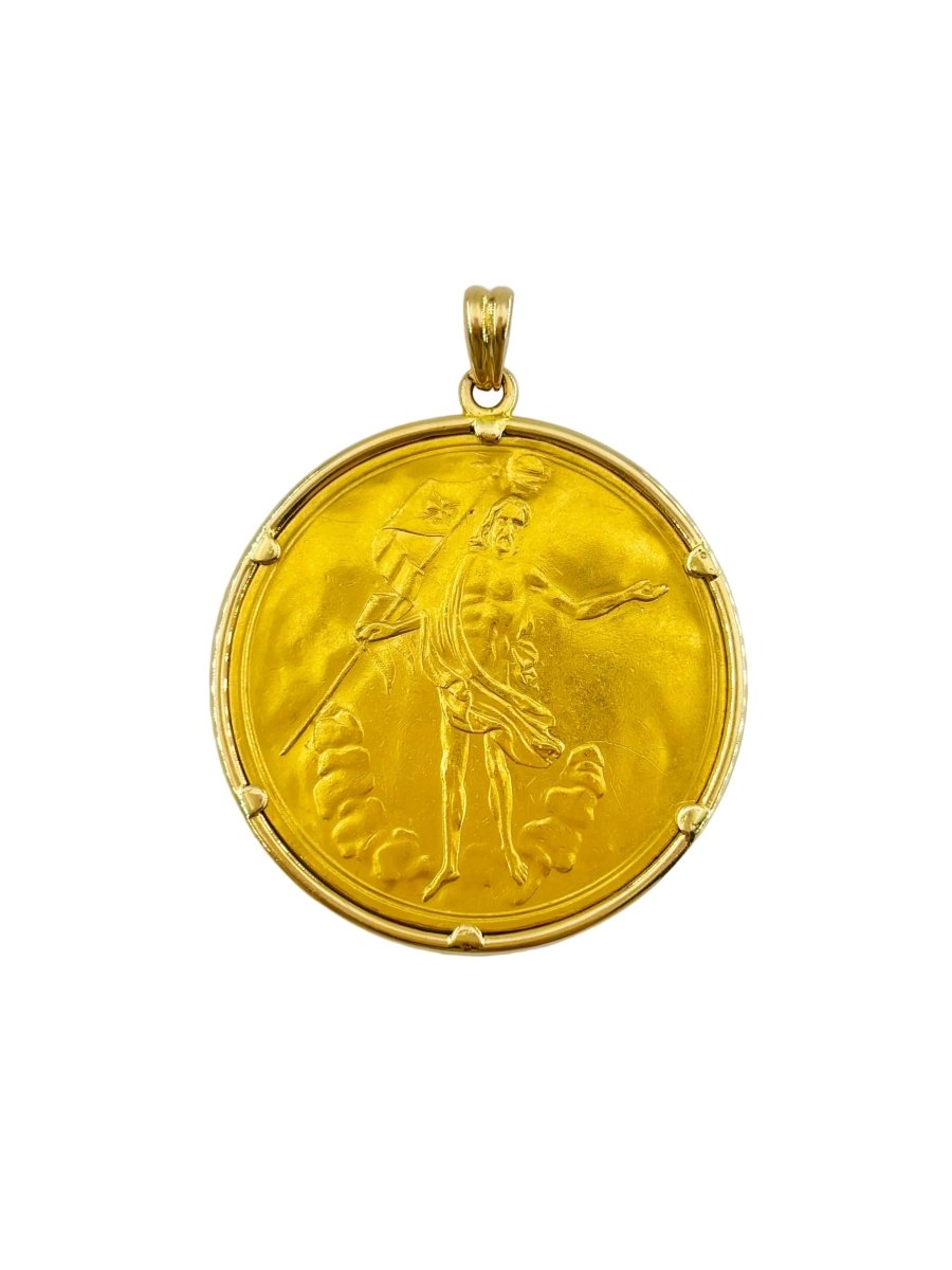 Médaille en or jaune - Castafiore