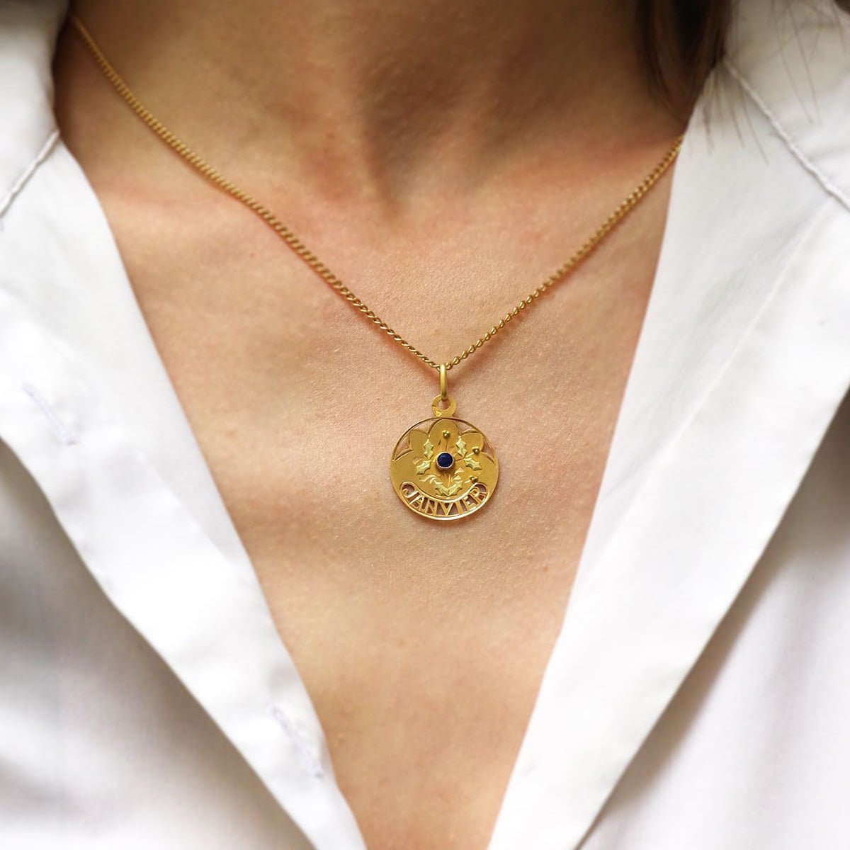 Médaille en or jaune - Castafiore