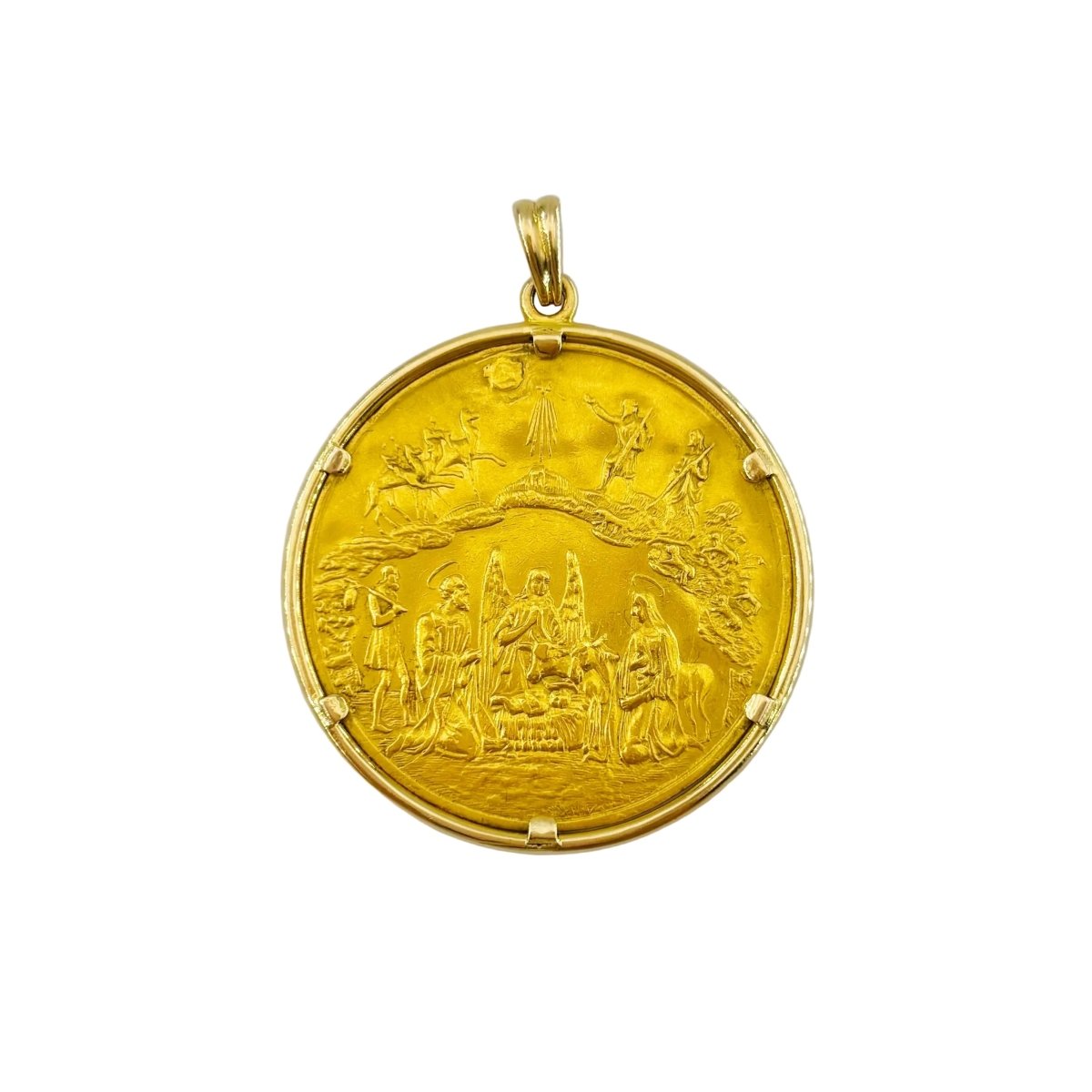 Médaille en or jaune - Castafiore