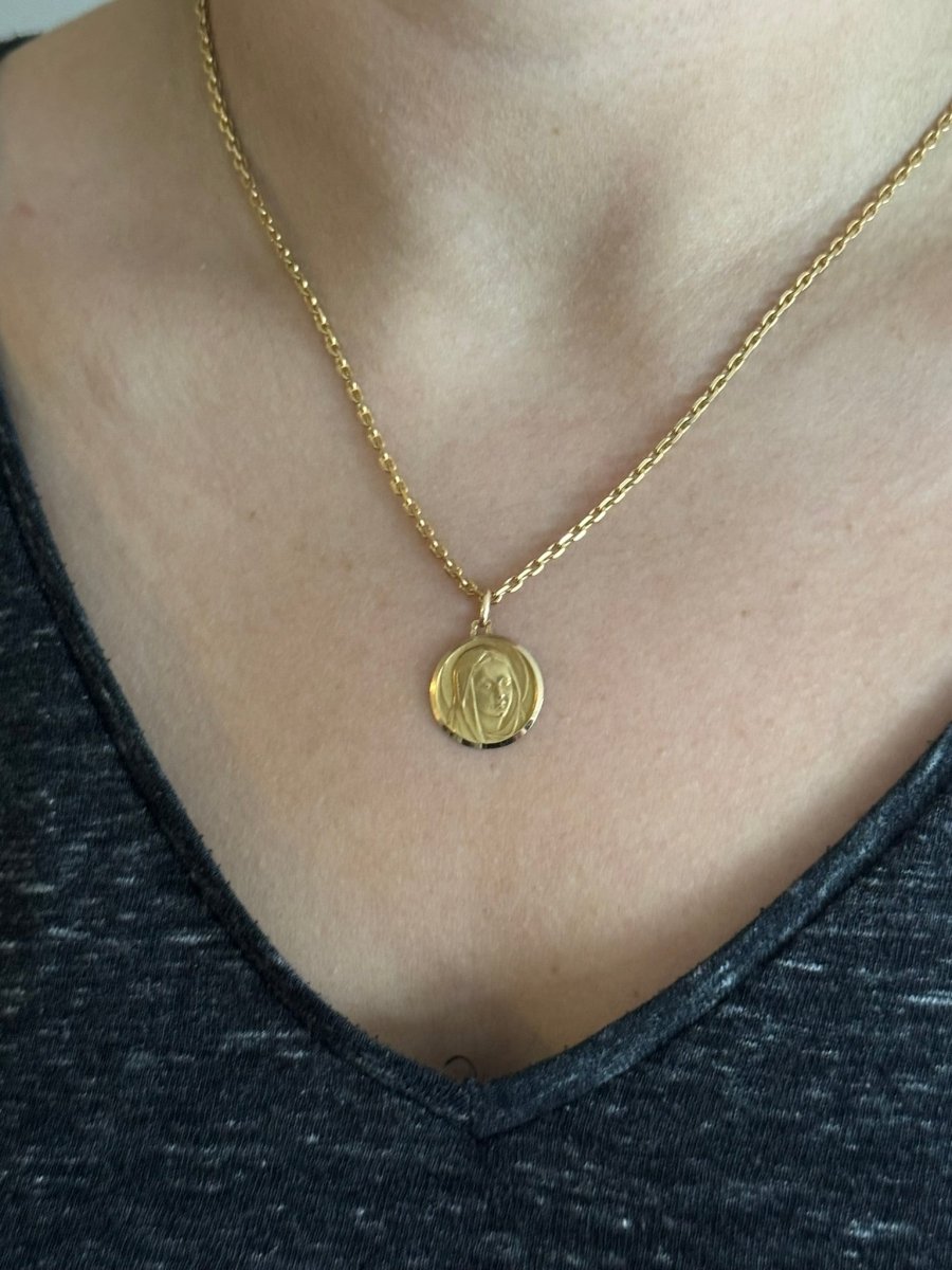 Médaille en or jaune - Castafiore