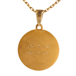 Médaille en or jaune - Castafiore