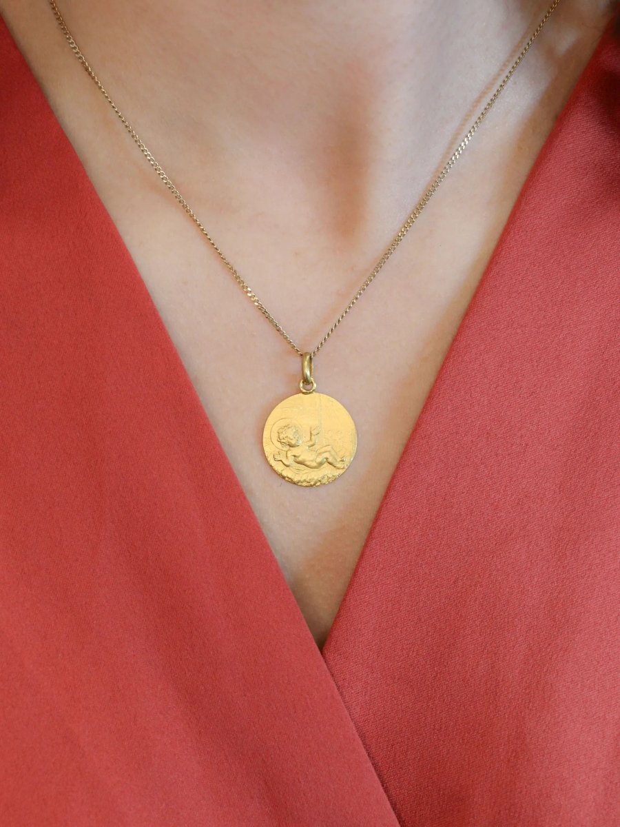 Médaille en or jaune - Castafiore