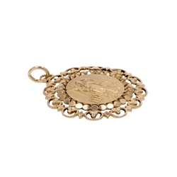 Médaille en or jaune - Castafiore