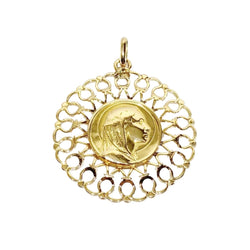 Médaille en or jaune - Castafiore