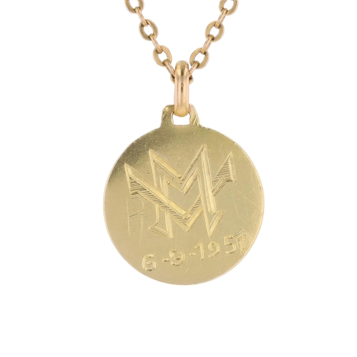 Médaille en or jaune - Castafiore