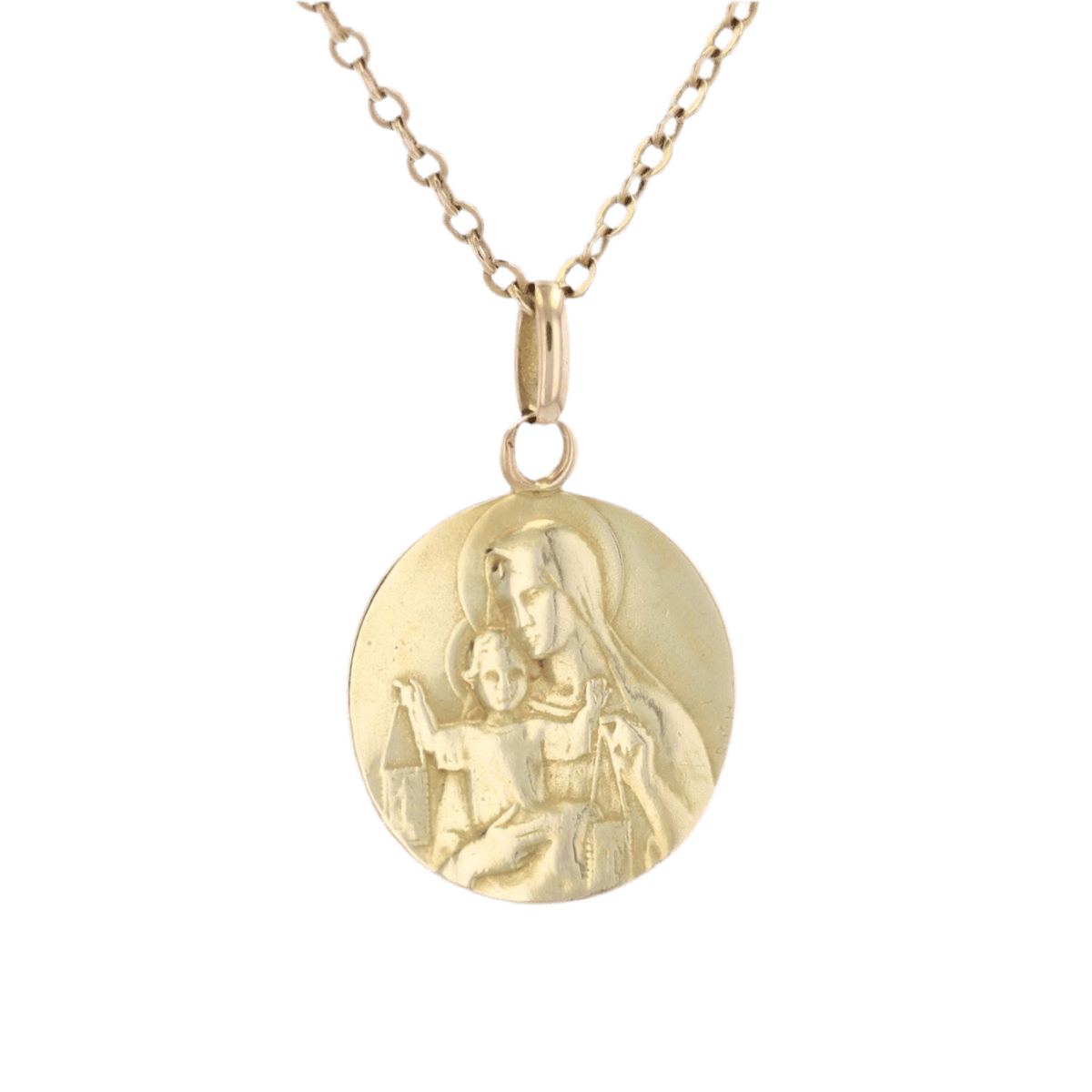 Médaille en or jaune - Castafiore