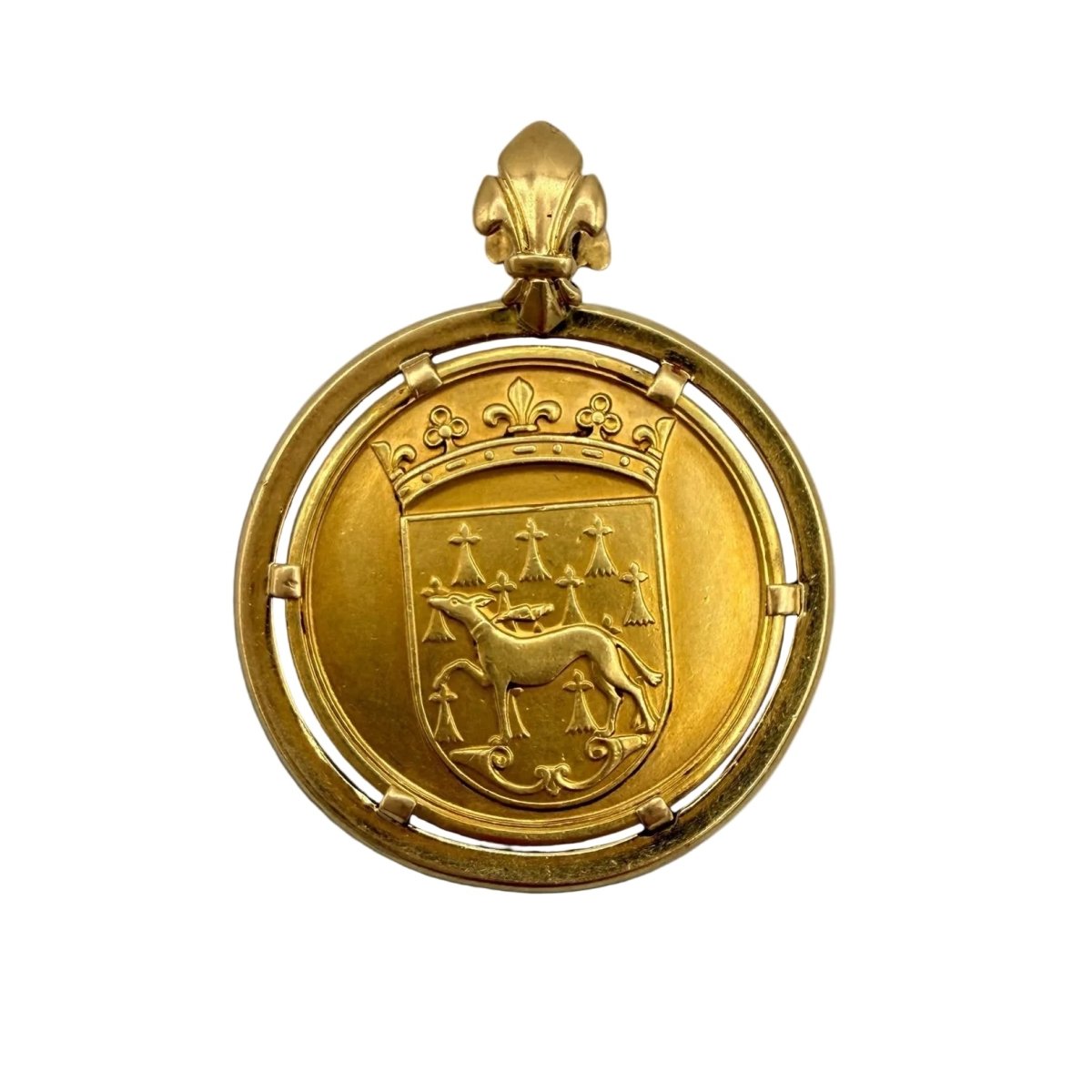 Médaille en or jaune - Castafiore